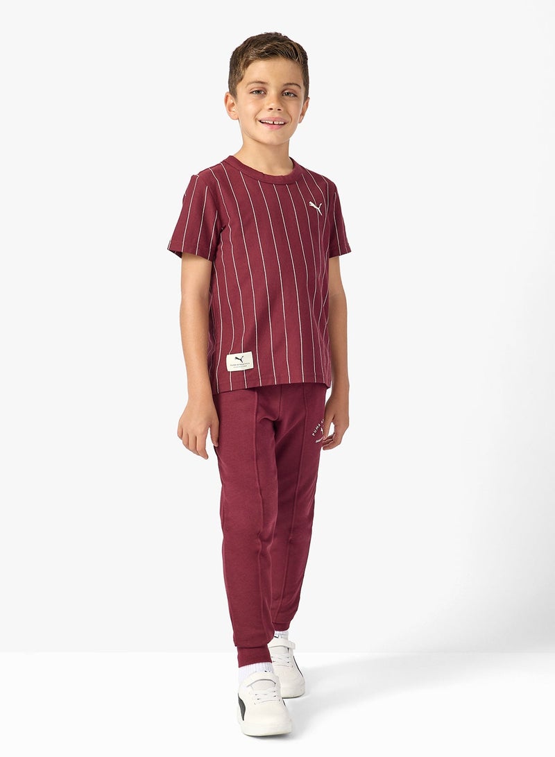 PUMA Kids Classic Striped T-Shirt - Image 4